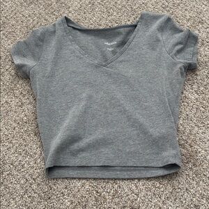 Wild Fable Charcoal V-Neck Tee